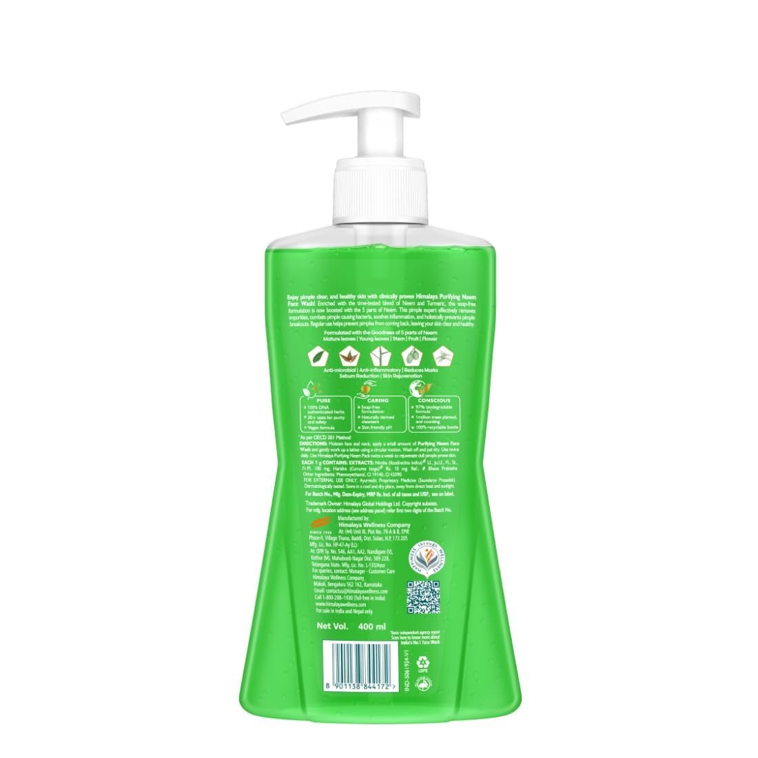 Himalaya Purifying Neem Face Wash | For Men and Women| 200ml