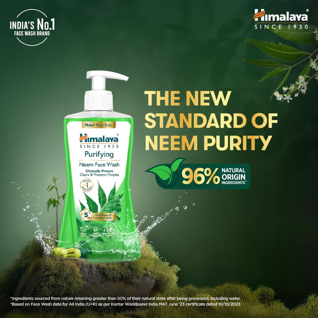 Himalaya Purifying Neem Face Wash | For Men and Women| 200ml