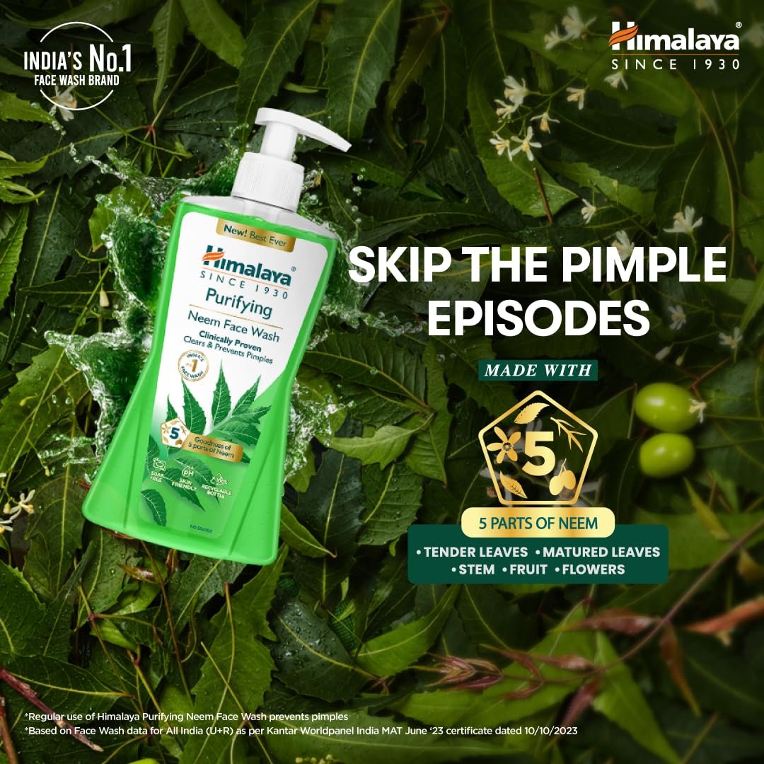 Himalaya Purifying Neem Face Wash | For Men and Women| 200ml